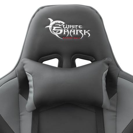 White Shark TERMINATOR gamer szék, fekete/szürke