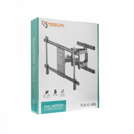 Sbox PLB-61486 fali konzol, dönthető forgatható 43"- 90" (109 cm - 229)cm)