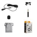 SBOX PM-402 Lavalier/kitűző/csiptethető mikrofon, 3,5 Jack