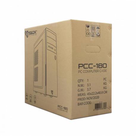 SBOX PCC-180 Számítógép ház ATX midi