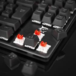 White Shark GK-2101 SPARTAN-X mechanikus (red switch) gamer billentyűzet (angol) 2