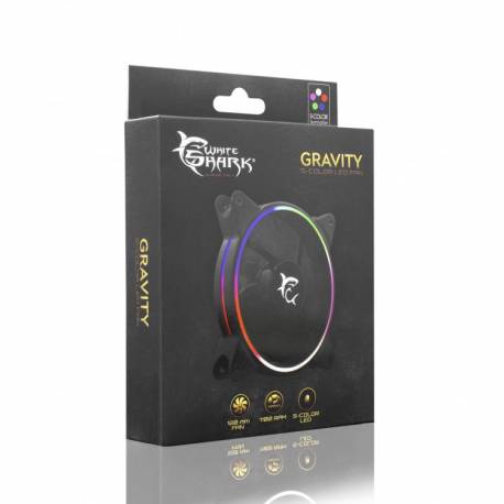White Shark GRAVITY 1250-02B-F 120x120mm ventillátor