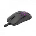 White Shark GM-5010 WARLOCK gamer egér,7D, fekete, 6400 dpi, RGB