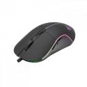White Shark GM-5010 WARLOCK gamer egér,7D, fekete, 6400 dpi, RGB
