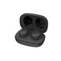 Bluetooth TWS Earbuds fülhallgató mikrofonnal fekete 