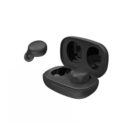 Bluetooth TWS Earbuds fülhallgató mikrofonnal fekete 