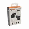 Bluetooth TWS Earbuds fülhallgató mikrofonnal fekete 