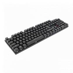 White Shark GK-2107B/R-US COMMANDOS ELITEmechanikus angol (red switch) gamer billentyűzet  2