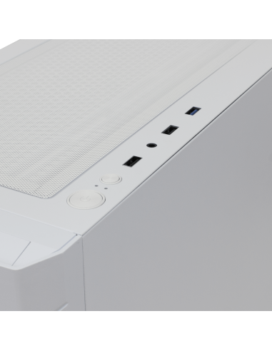 White Shark Bullet-White, GCC-2303 ATX gamer PC ház, fehér