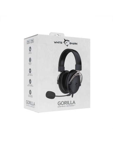White Shark GORILLA-B/G, GH-2341-B/G gamer fejhallgató